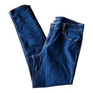 Old Navy Dark Blue Super Skinny Mid-Rise  Denim Jeans Size 8